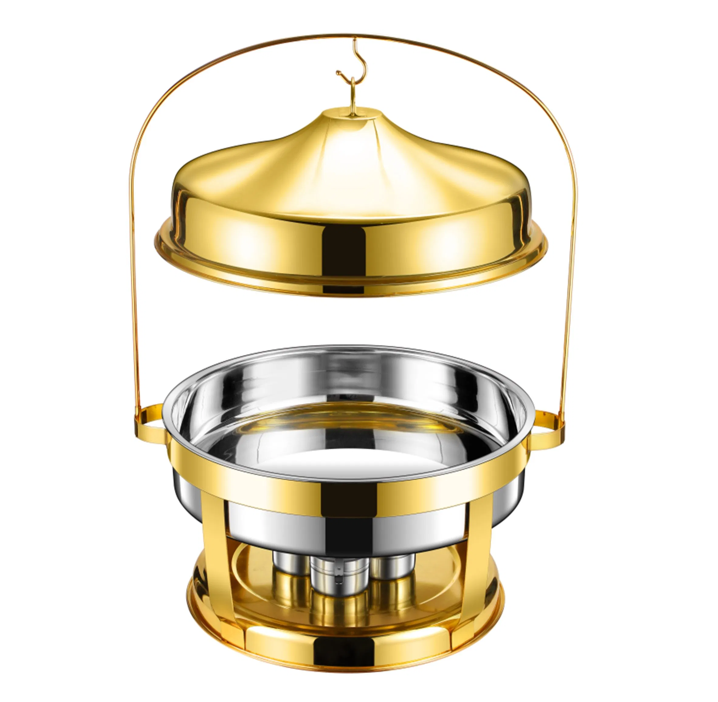 4.5L 9L 20L Restaurant Hot Pot Stainless Steel Buffet Stove Chafing Dish