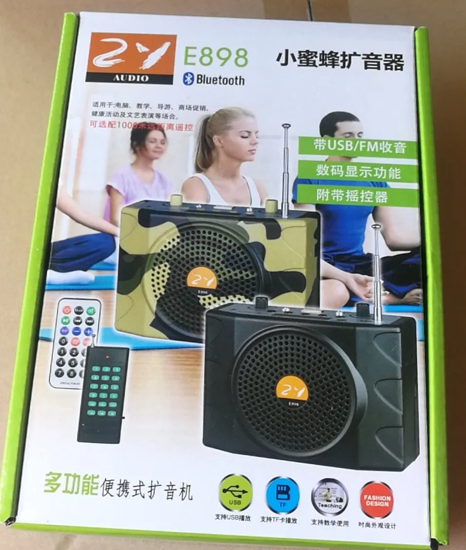 E898 Remote Control Bird Caller TF/FM/Recording Camouflage Amplifier Wireless Bluetooth Speaker