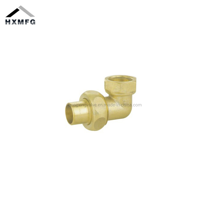 Brass Made Compression Thread Soldering Cap for Copper Tube