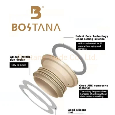 Bathroom Patented Sealing Ring Flange for Toilet