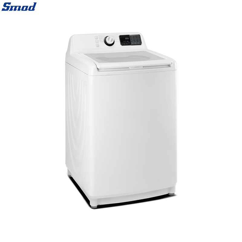 Smad 4.4 Cu. FT Automatic Stainless Steel LED Light Good Price Top Load Washer with Power Boost Agitator Dwt-180albmu