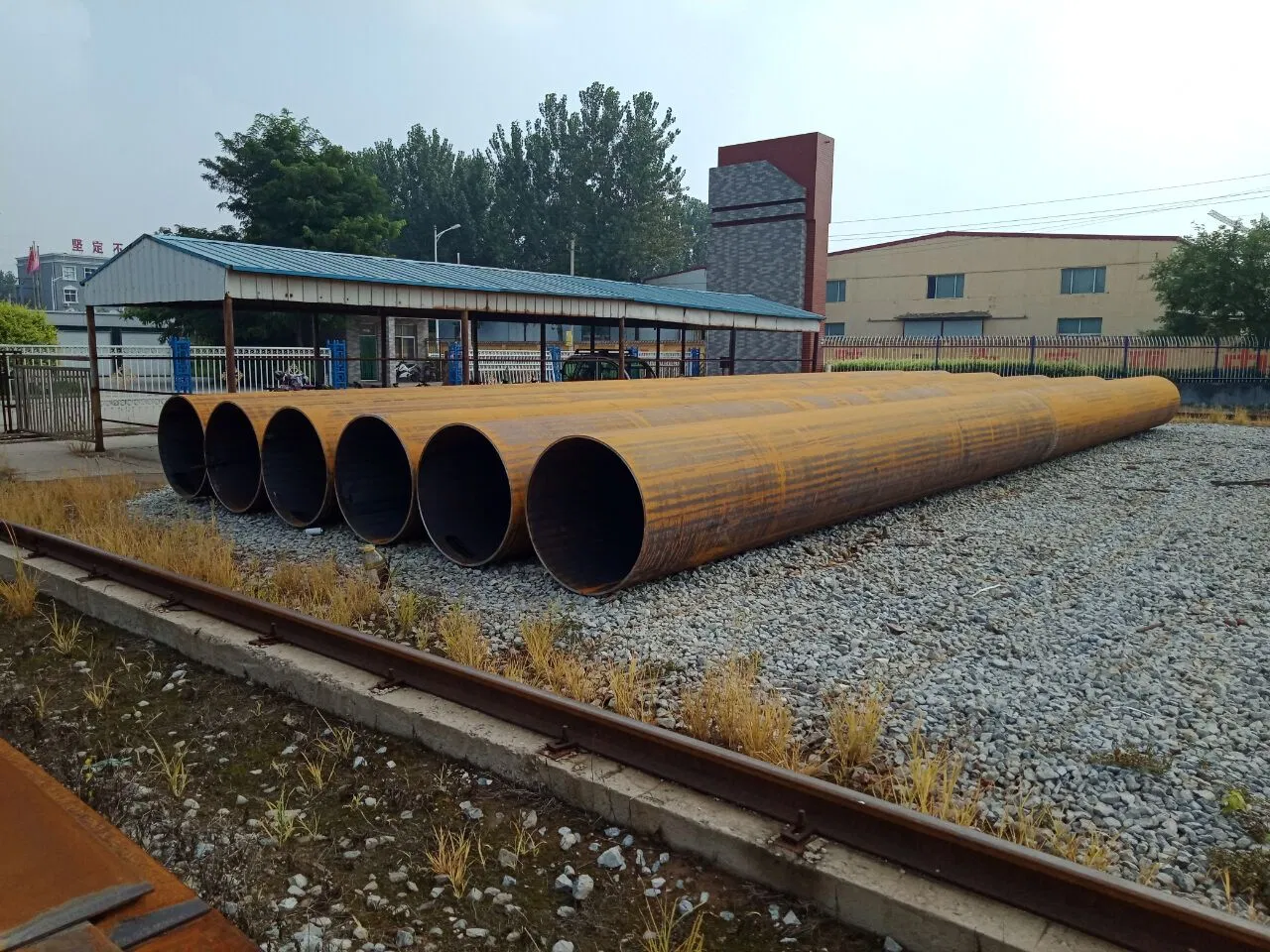 Bridge Construction S355joh Longitudinal Submerged Arc Welded Pipe