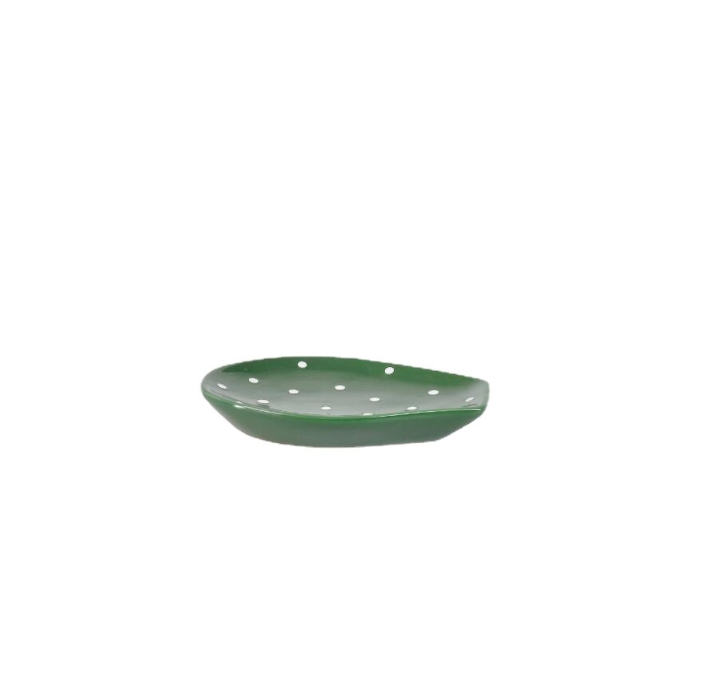 Cactus Motif Single Ceramic Dispenser Tidy Look Neutral Bathroom Accessories