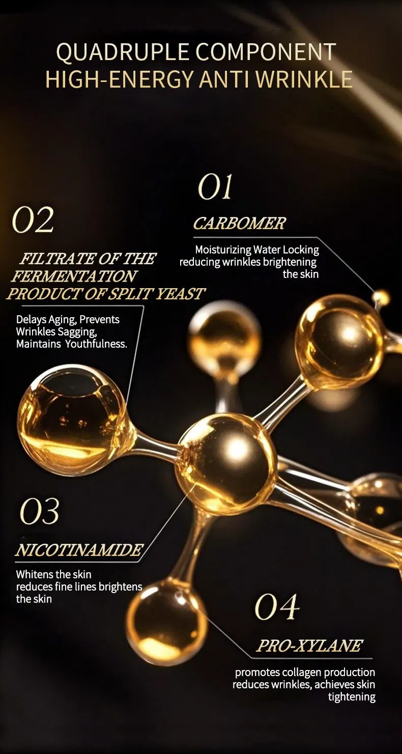 Private Label Facial Organic Oil 24K Gold Essence Repairs Fine Pores