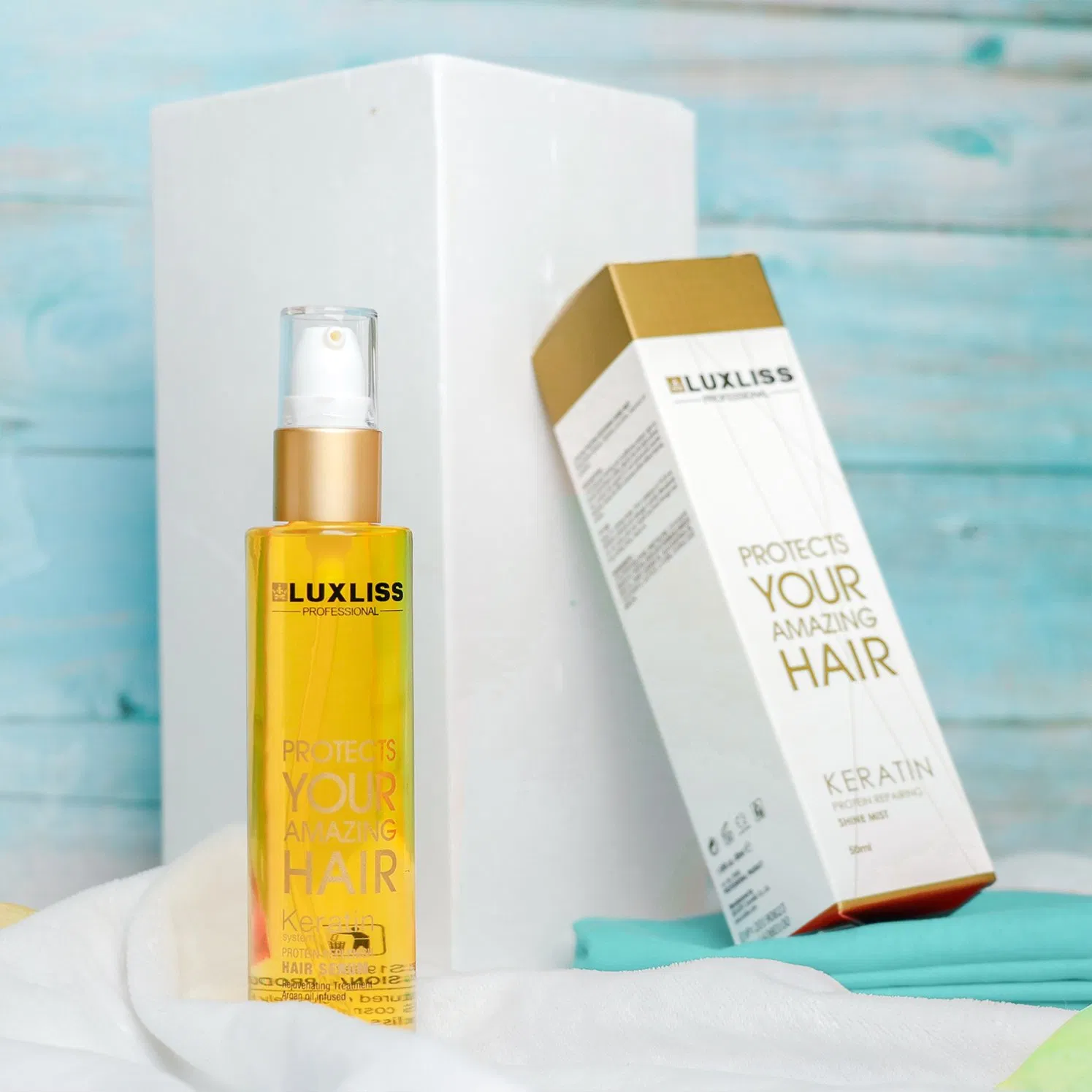 Luxliss Wholesale Organic Argan Oil Blow Dry Hair Care Hair Serum Oil