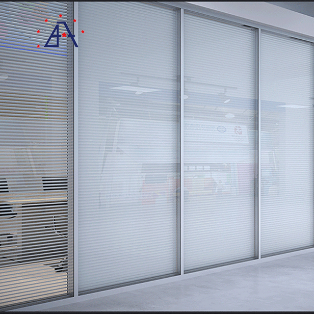 Movable Office Toughened Glass Separation Wall Partitions Cost