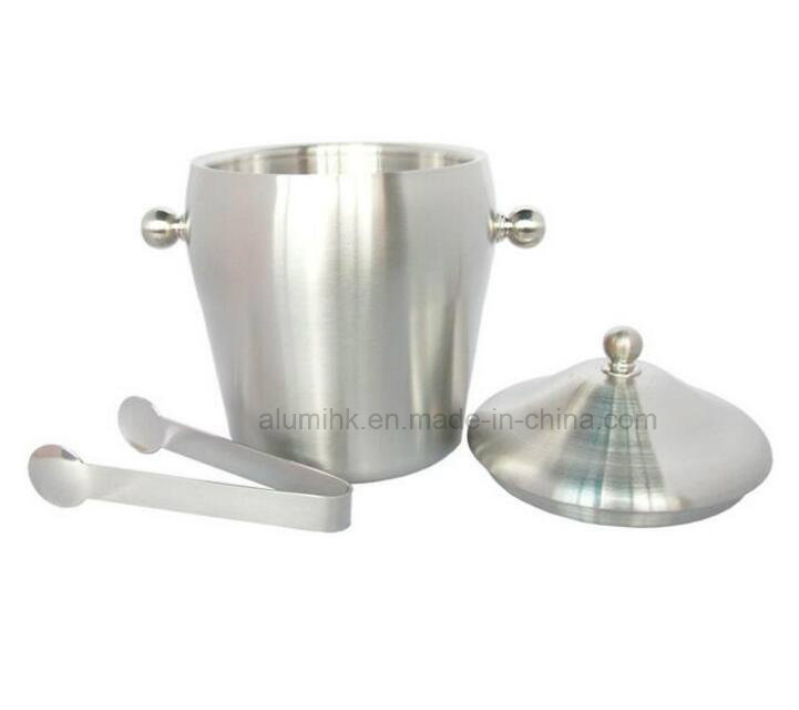 Hotel Stainless Steel Double Layer Durable Ice Bucket