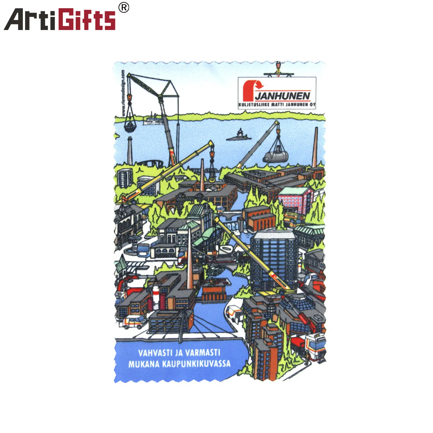 Hot Selling Landscape Microfiber Glasses Wipes Cleaning Cloth