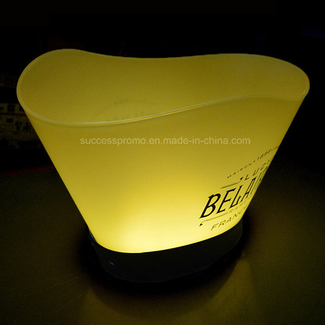 Wholesales Barware Rechargeable Wireless 12L LED Ice Bucket