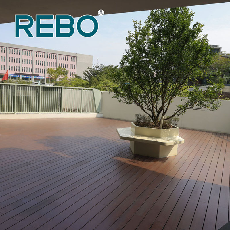 European Standard E1 Strand Woven Bamboo Wooden Flooring Outdoor