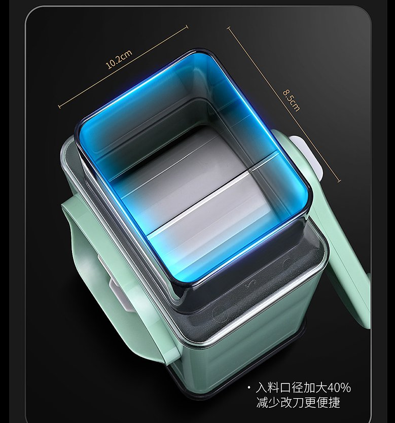 Capped Artifact Hand Shake Shredded Slicer Large -Capacity Lemon Rotation Shred Veggie Chopper