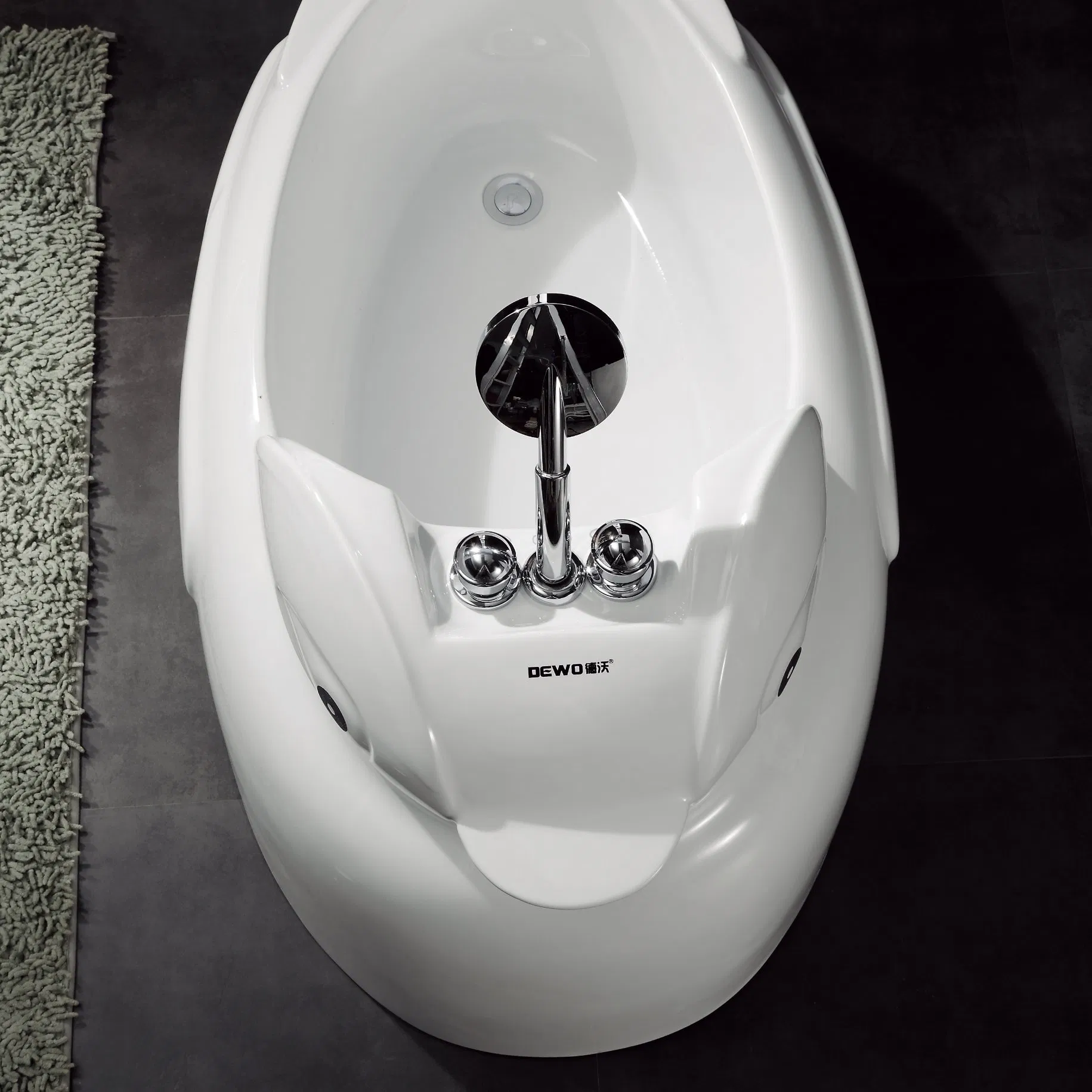 Детская акриловая ванна в форме утёнка 1.2 м