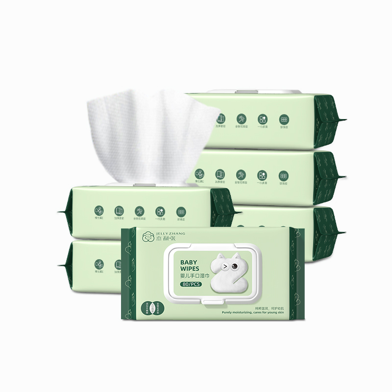 Wholesale baby hand and mouth soft no addition cleaning wet wipes