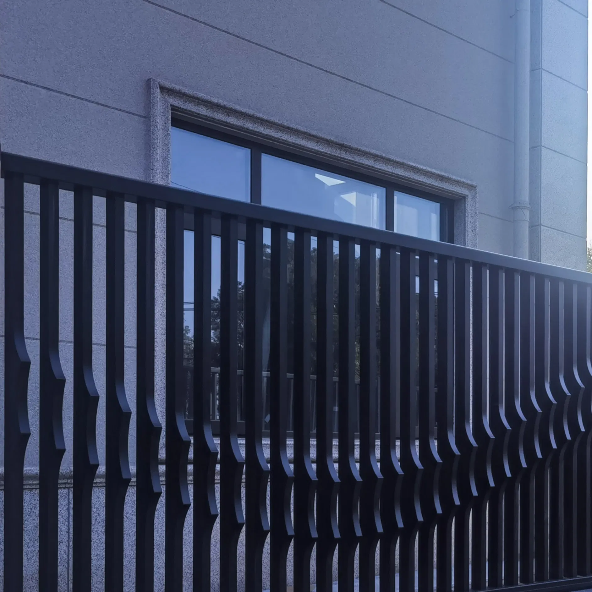 Customizable Aluminum Fence Security Guardrail for Staircase and Balcony Railing