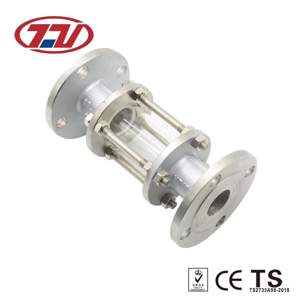 Stainless Steel High Pressure Transparent Flat Flange Sight Glass for Tank