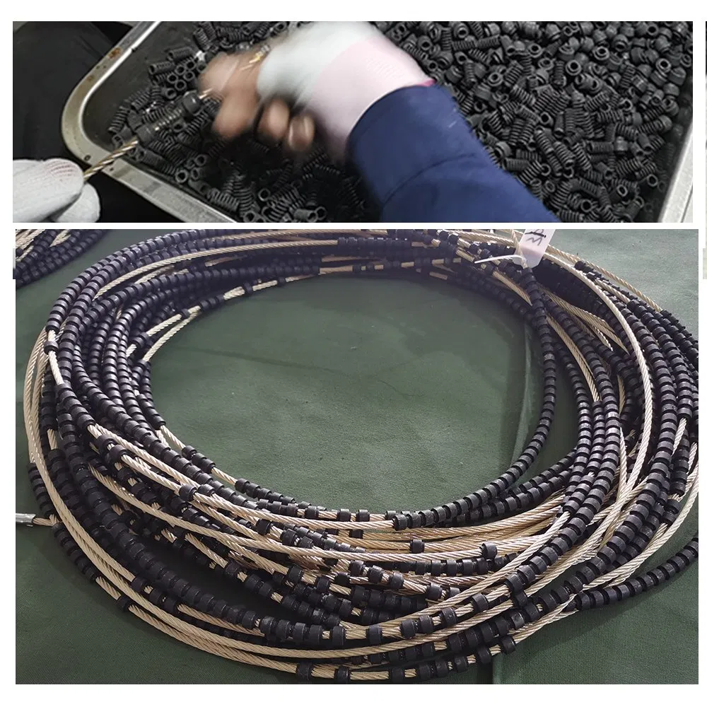 Hot Deal Brazed Diamond Wire Saw for Marble Stone Cutting