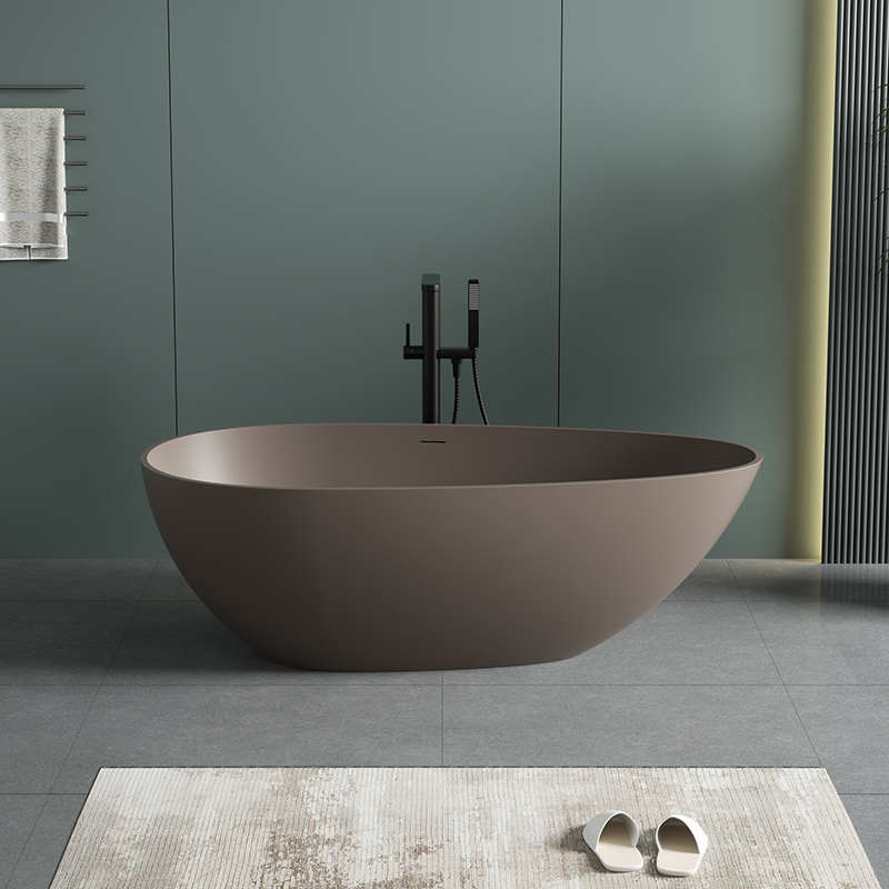 Chic Freestanding Bathroom SPA Bathtub with Anti-Slip Features for Luxury Villa and Townhouse Ultimate Comfort