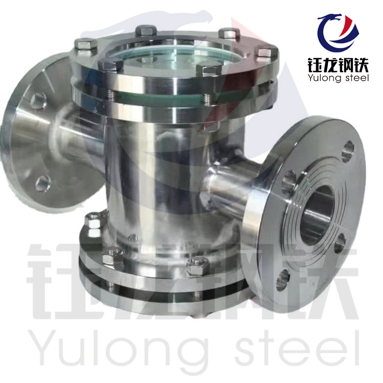 Stainless Steel with Net Double Window Cross Sight Glass for Water