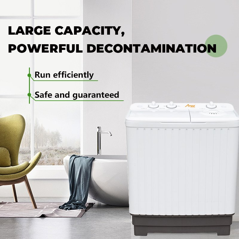 Economical Twin Tub Washing Machine, Easy to Operate, Perfect for Everyday Family Use