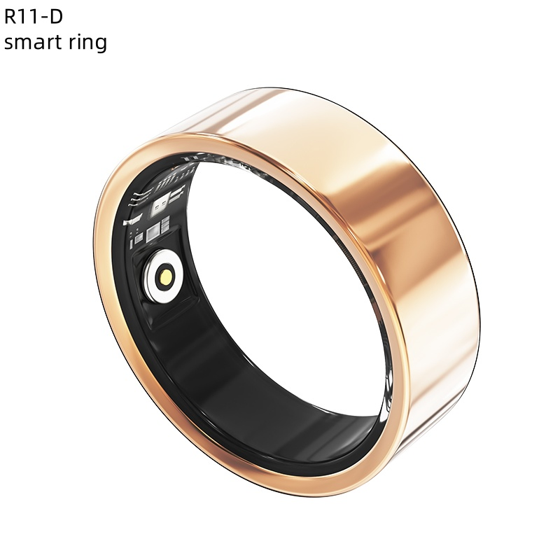 R11-D Darings APP Control Steps Distance Calorie Counting Heart Rate Blood Oxygen Sleep Monitoring Remote Camera Smart Health Silver Smart Ring