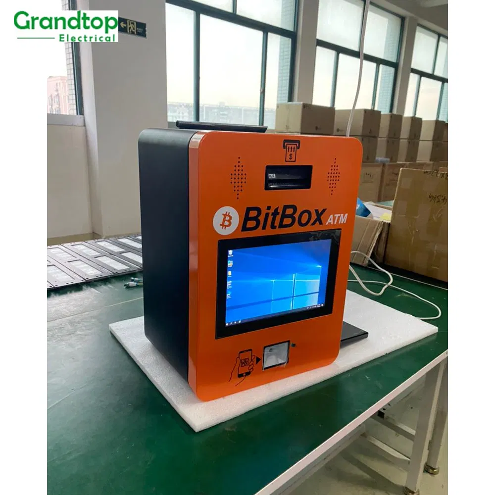 OEM 10.1 Inch Self-Cash Recycling Crypto ATM Machine Btc Token Exchange Kiosk