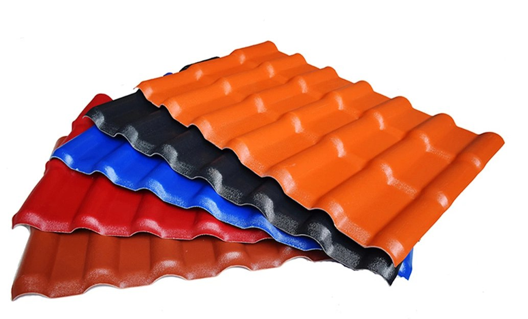 Anti-Aging Corrosion Resistance Fireproof Heat Insulation ASA Coatd UPVC Synthetic Resin Roofing Tile