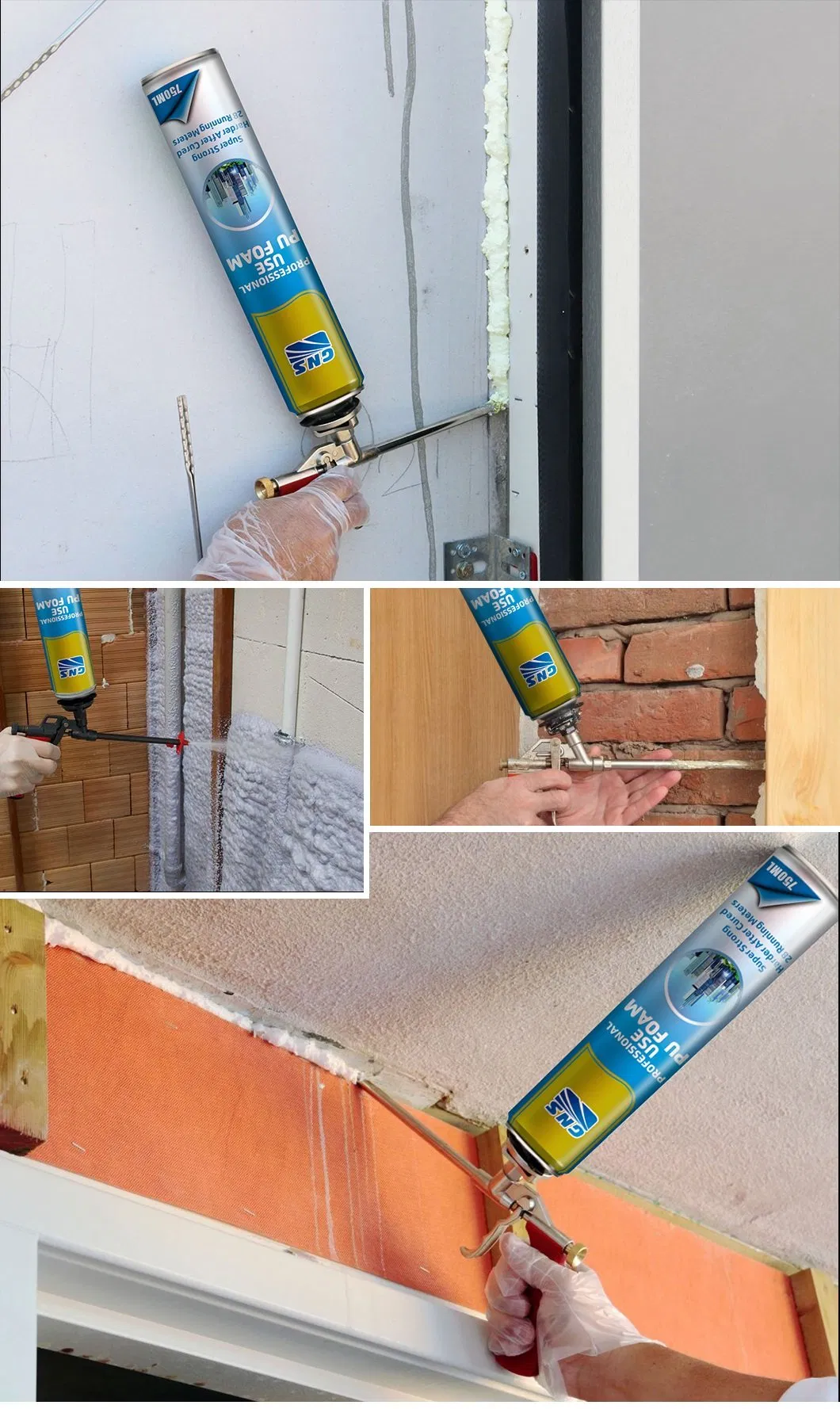 High Quality Large Yield Spray Polyurethane Foam Closed Cell Construction Foam for Insulation