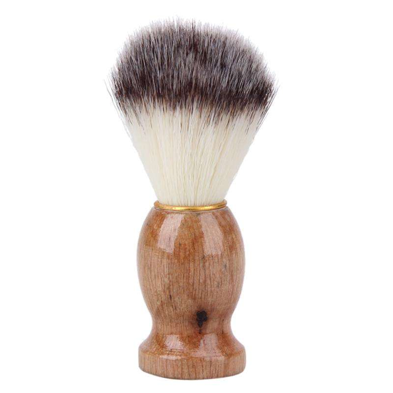 Mens Shaving Beard Brush Badger Hair Shaving Wooden Handle Facial Cleansing Utensils High Quality Professional Salon Tools Safety Razor Brush