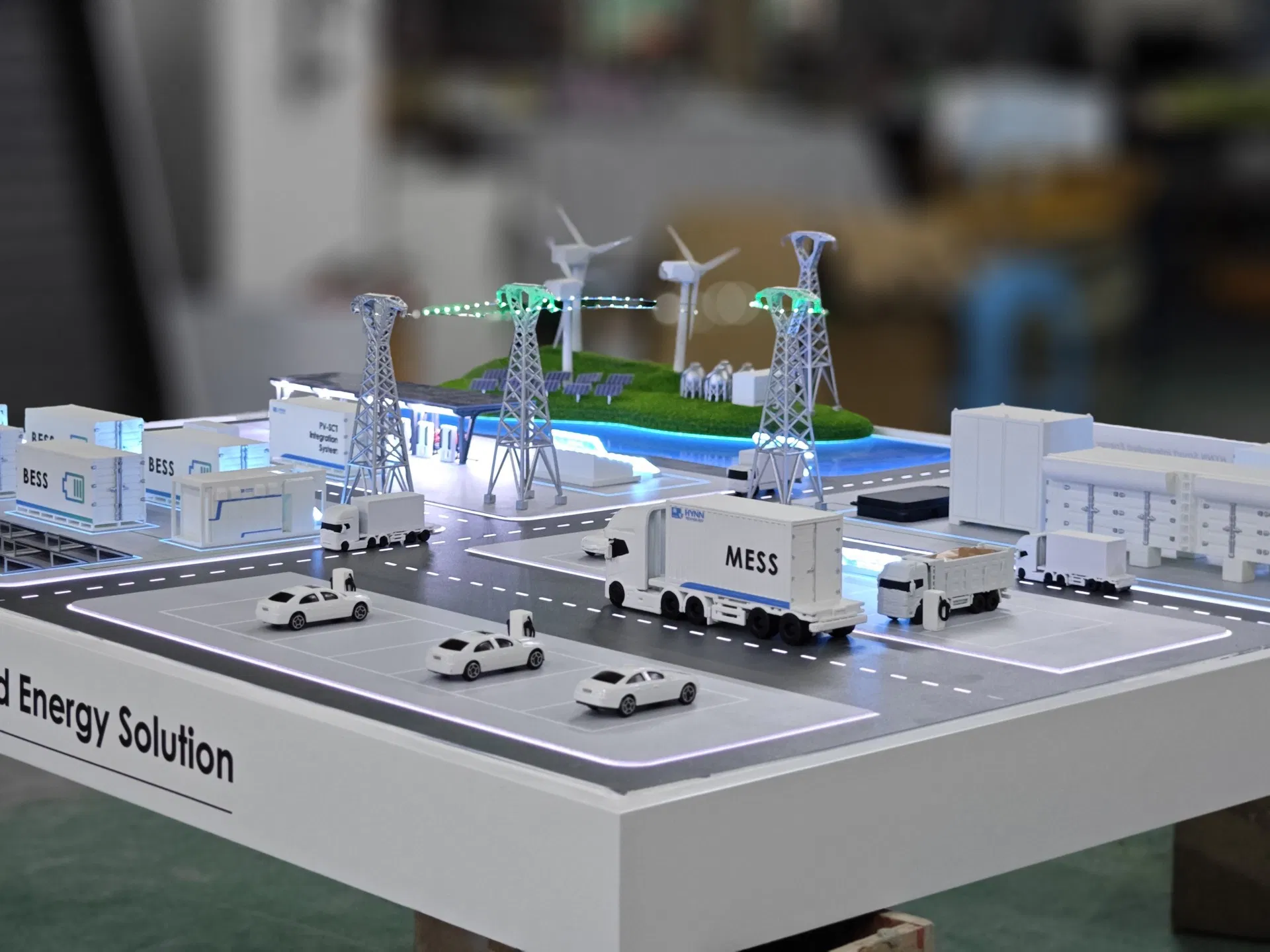 Sand Table Model of Miniature Engine Equipment for Enthusiasts