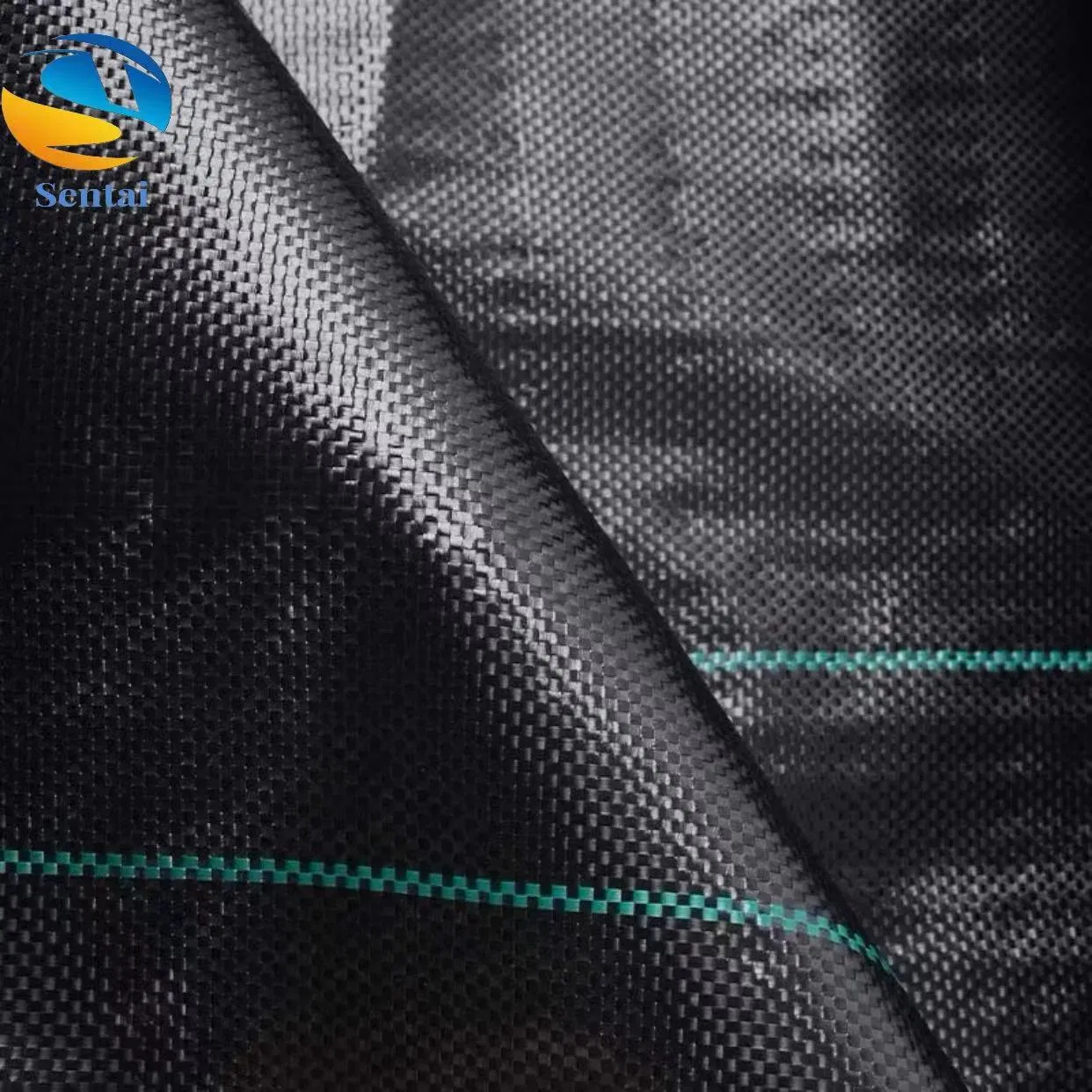 Agricultural Greenhouse PE Grass-Proof Cloth Garden Grass-Removing Cloth Flower Orchard Gardening Ground Cloth Anti Aging PP Woven Grass Proof Cloth