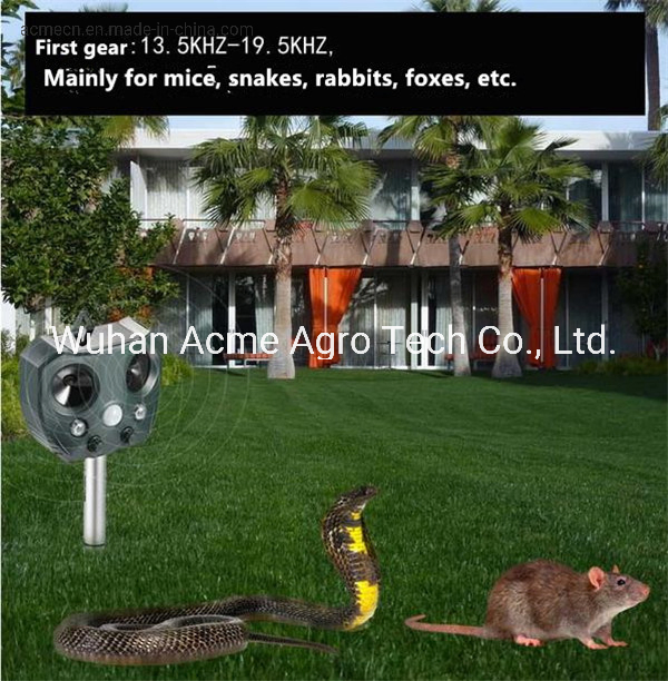 Garden Multifunction Anti Electric Device Motion Detector Repellent Ultrasonic Speaker Bird Dog Cat Bark Control