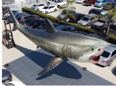 2023 New 40 FT. Giant Realistic Inflatable Shark Megalodon
