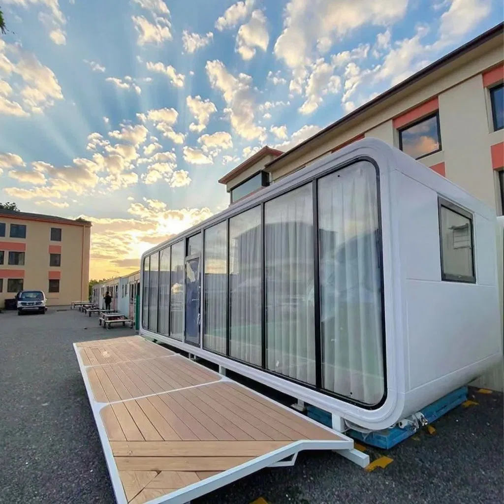 High Quality Apple Cabin Prefab House New Design Green House for Villa