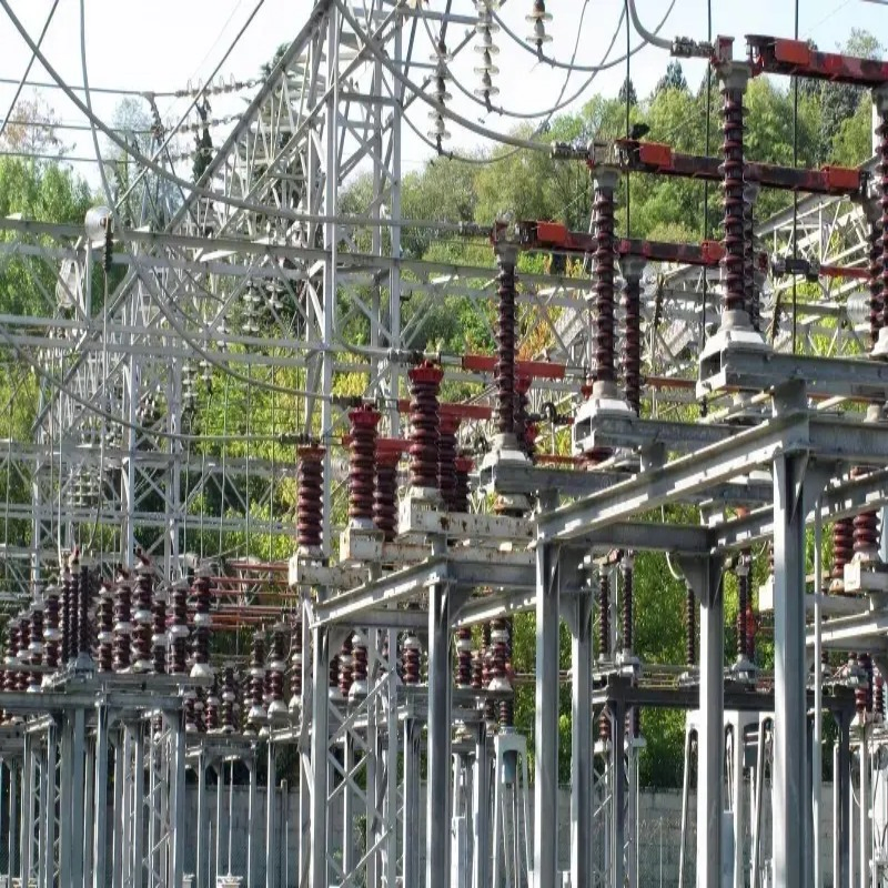 High Voltage Equipment Mounting Durable Power Steel Structures