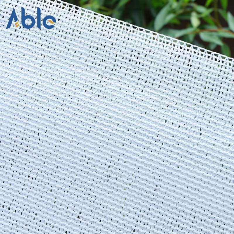 White Color Sun Shade Net 45% 55% 65% 85% Shading Rate for Agriculture Outdoor Use