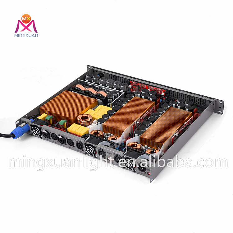 Digital 4X1800W 1u DJ Professional Power Amplifier