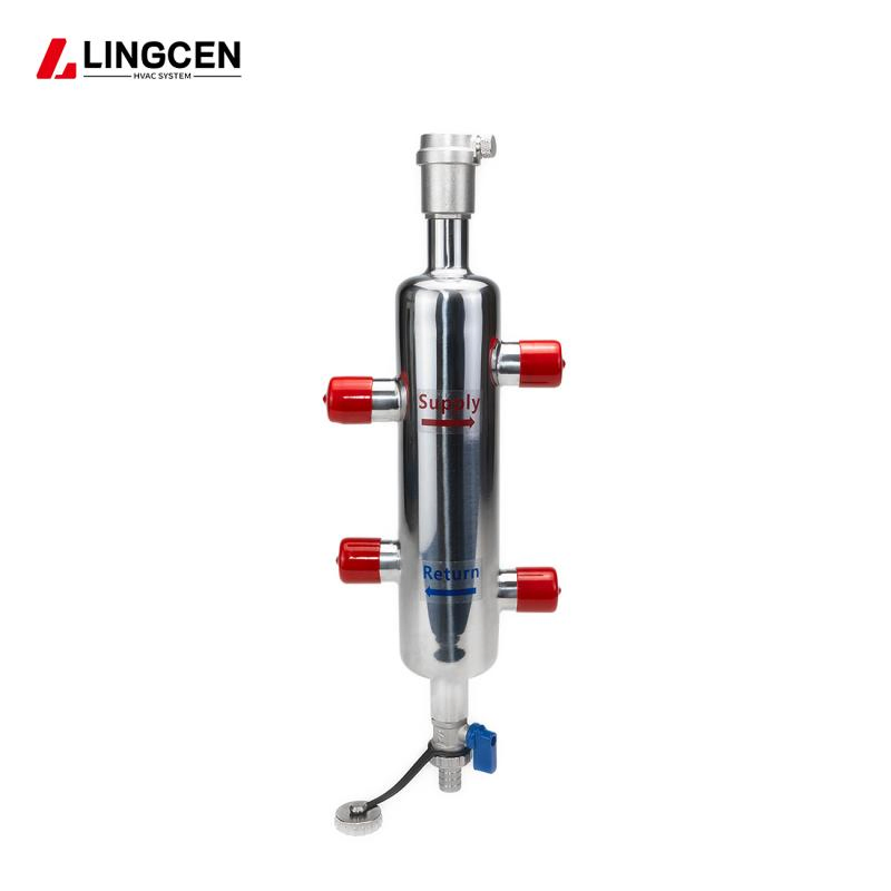 Radiant Stainless Steel Under Floor Heating Water Pressure Hydraulic Separator Coupling Tank