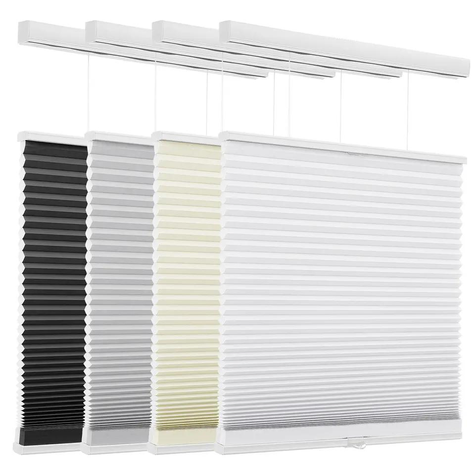 Pleated Shade Fabric Bottom up Honeycomb Blinds