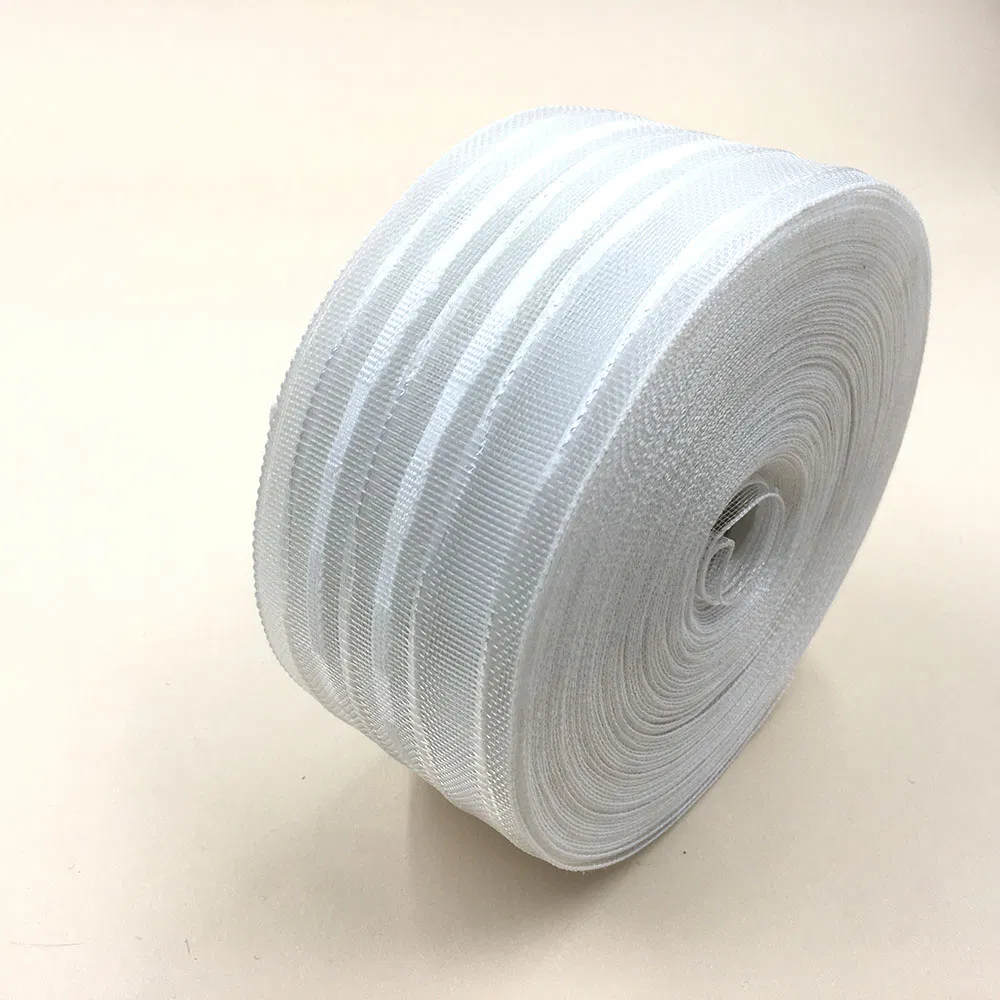 Good Quality White Polyester Nylon Curtain Eyelet Tape