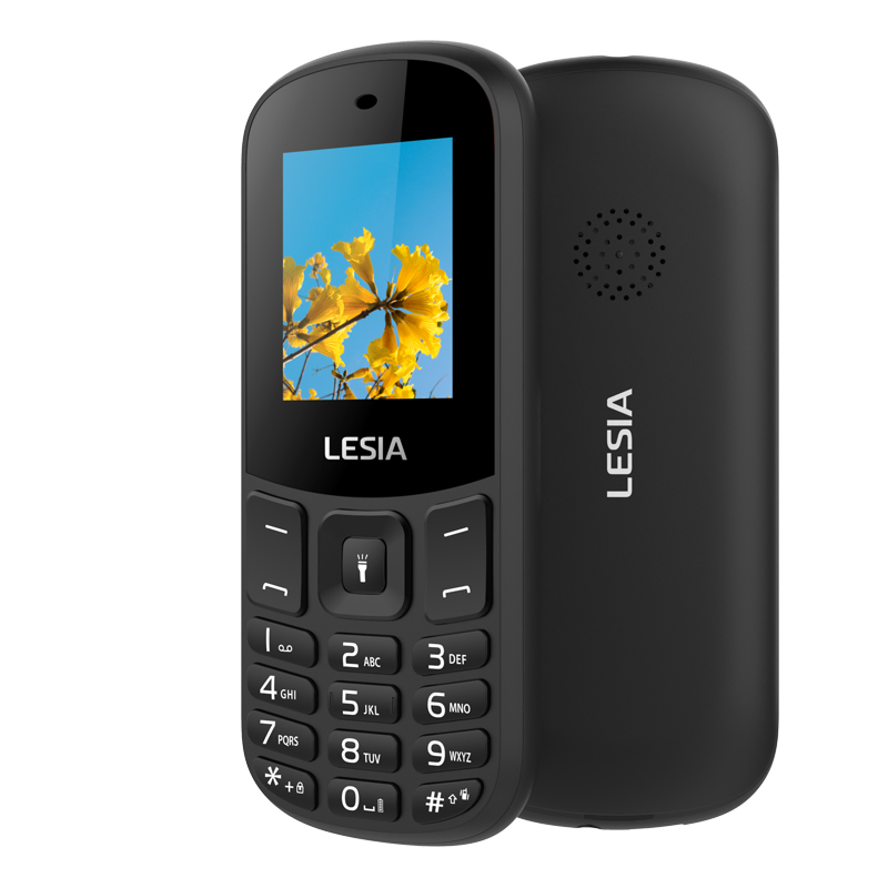 Кнопочный телефон Lesia LS1751, 1.77", 2 SIM, FM-радио