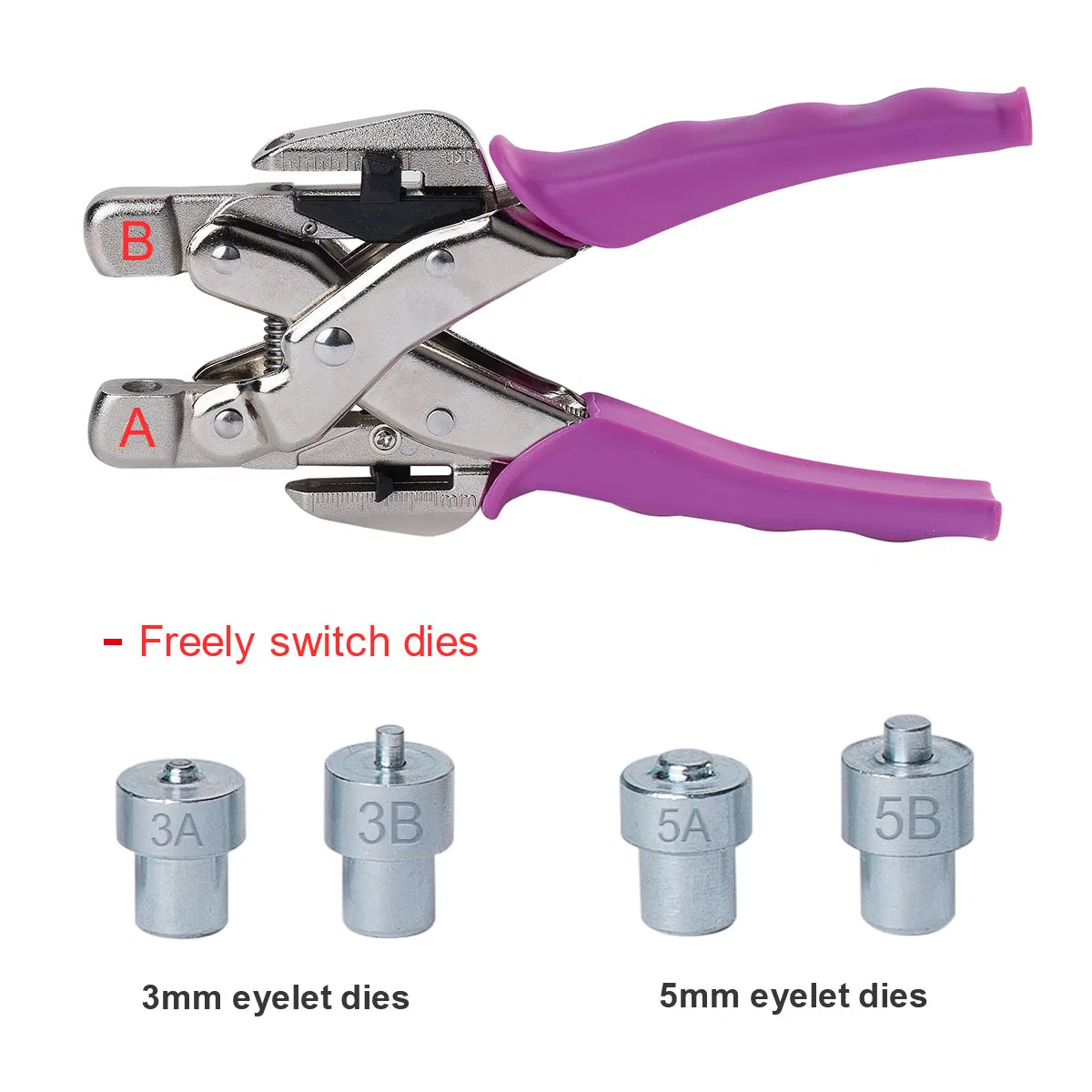 Wholesale Metal Grommets Snap Fasteners Kit with Hand Pressure Plier Tools for Clothing Crafts