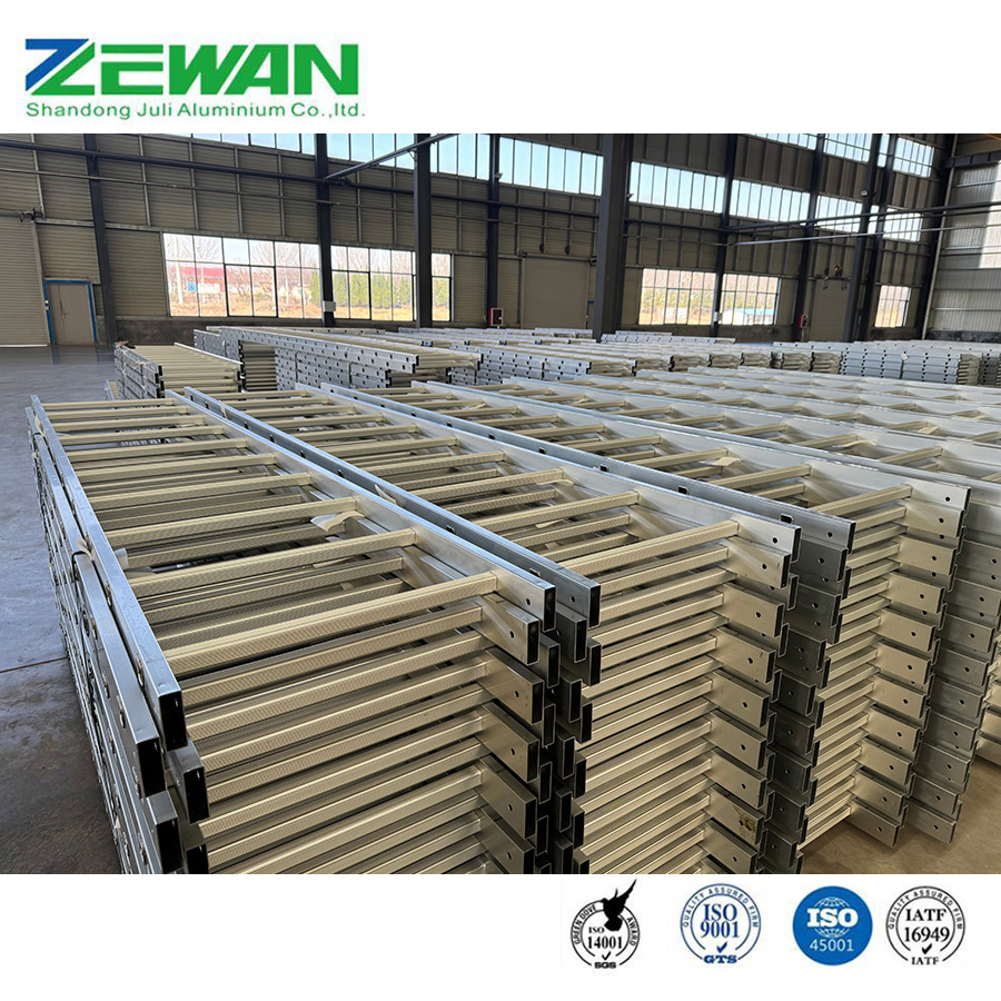 Hot Sale Aluminium Ladder Customized Multipurpose Aluminum Alloy Straight Ladder