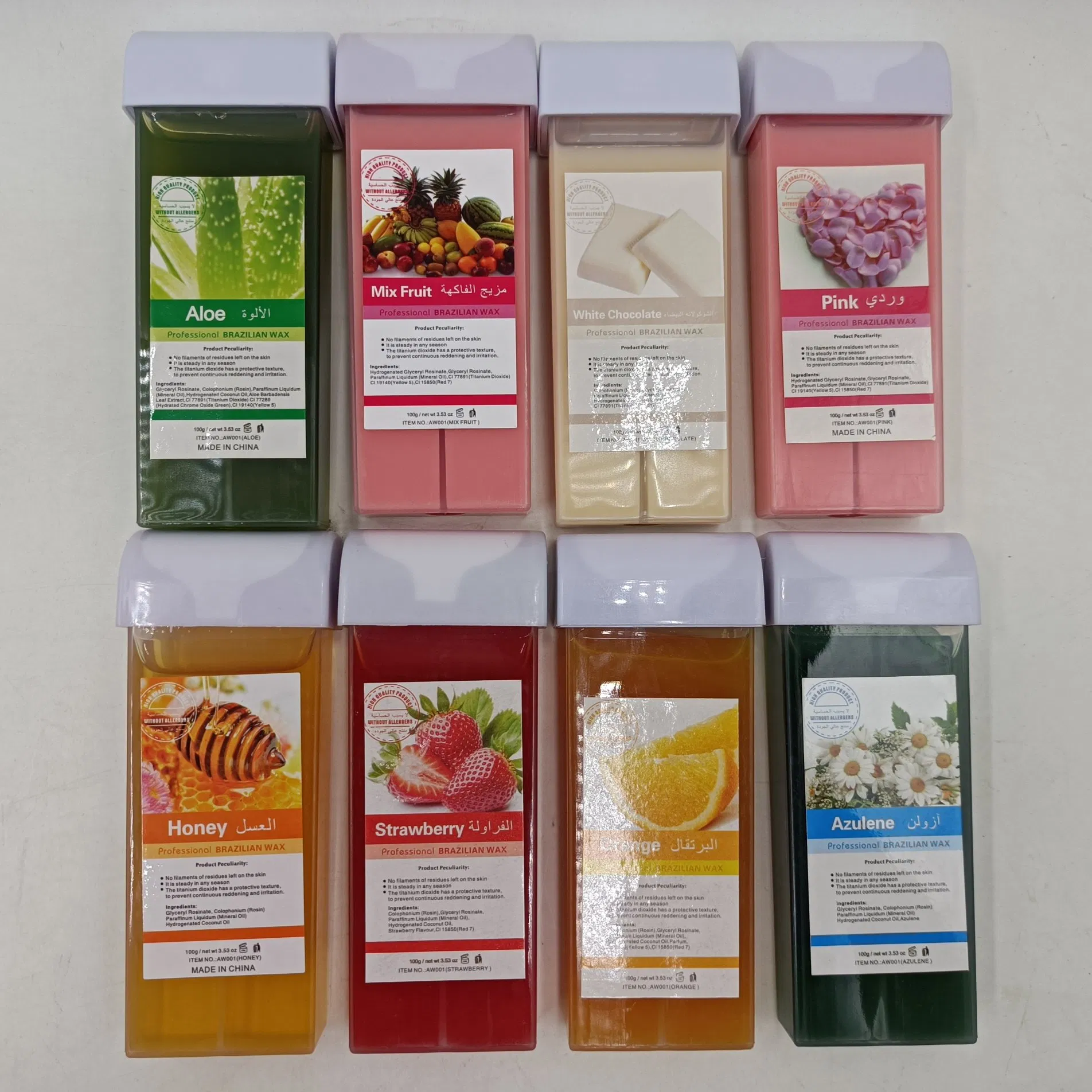 Wholesale 100g Olive Depilatory Wax Rollers for Hair Removal