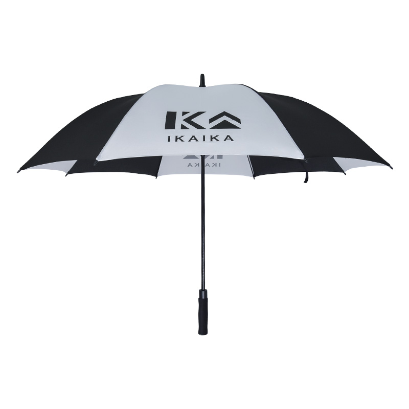 Good Windproof Promotional Print Automatic Open Long Golf Umbrella