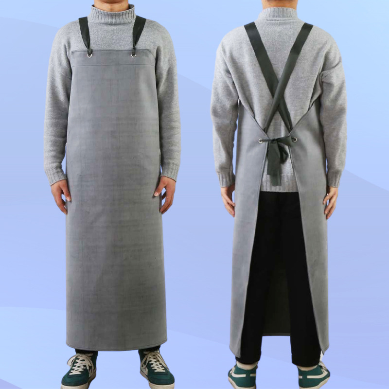 Wholesale Chemical Resistant Apron Heavy Duty Industry Waterproof Thick Rubber Neoprene Apron