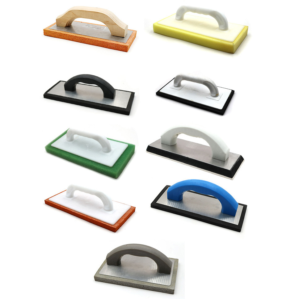 Double Color Handle Deluxe Epoxy Rubber Grout Float Solid Gum Rubber Pad