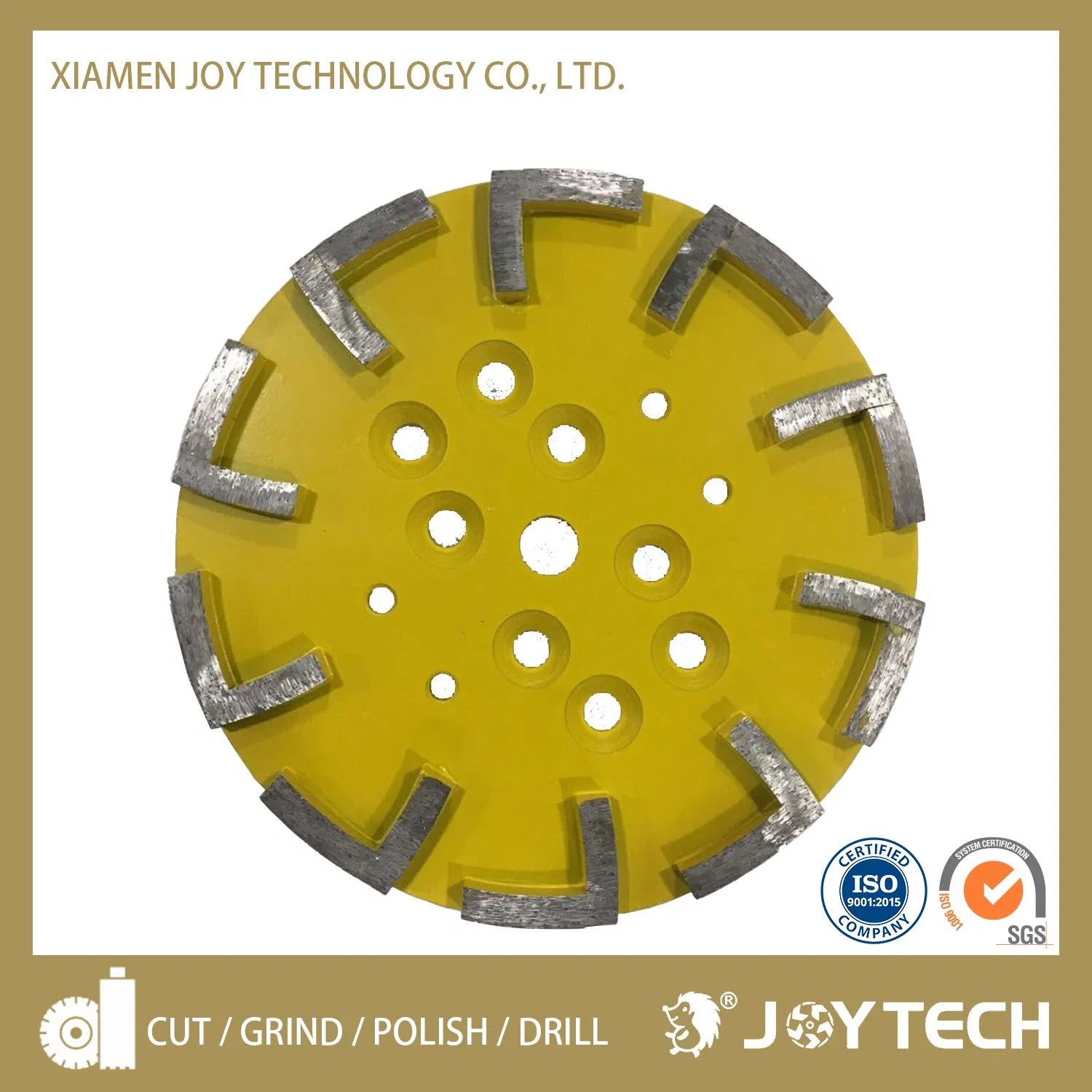 Edco Floor Grinder Diamond Grinding Block Concrete Grinding Wheel Abrasive Diamond Tool (JOY-ED-2)