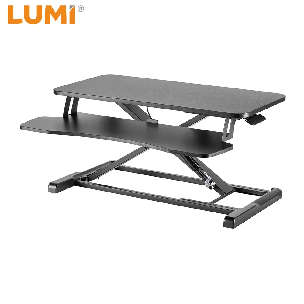 Wholesale Customizable Office Computer Laptop Riser Standing Desk Converter with Keyboard Tray