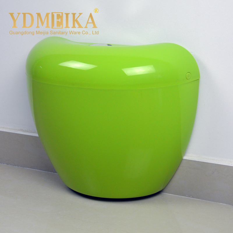 Children's Ceramic Squatting Toilet Kindergarten Deodorant Small Baby Size Water Tank with Cartoon Design Wc