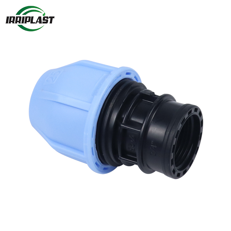 Pipe Fitting HDPE PP Compression Fittings Agricultural Irrigation Accessories Female Coupling